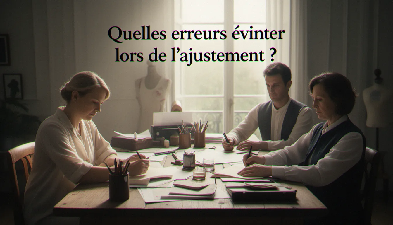 Quelles erreurs éviter lors de l'ajustement ? — emmanchures qui serrent